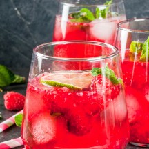 Mocktail 2 : virgin mojito à la framboise 