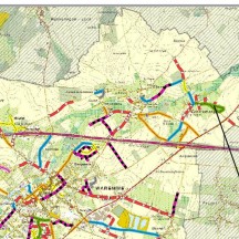 Stadt von Waremme - Verlauf der Straßenarbeiten - IGN