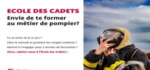 Venez découvrir toutes les facettes de la formation de Cadet-Pompier ce dimanche 5 février