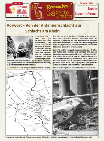 Kriegsblatt Nr. 3 - Leitartikel