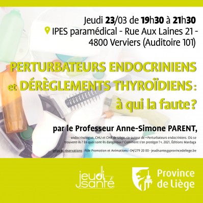 JeudiSanté : Perturbateurs endocriniens et dérèglements thyroïdiens : à qui la faute ?