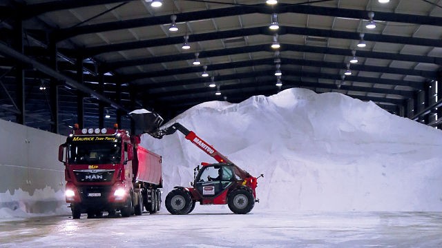 Hangar de stockage à Amay.