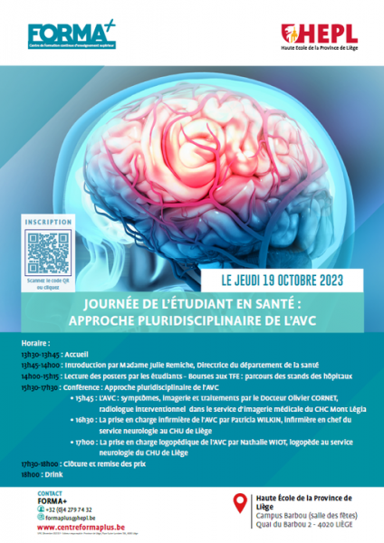 Journée de l'étudiant en santé: approche pluridisciplinaire de l'AVC